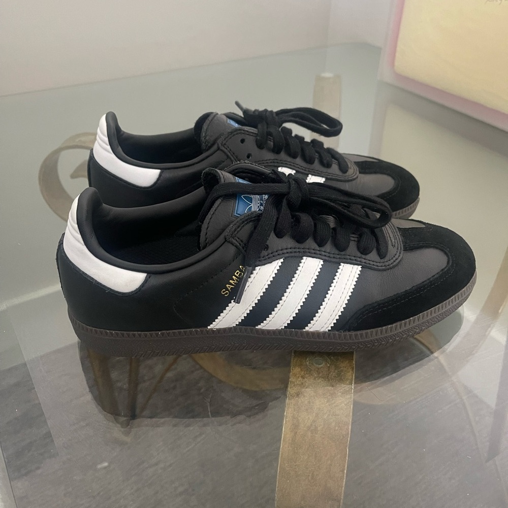 Adidas Samba Black and White Shoes